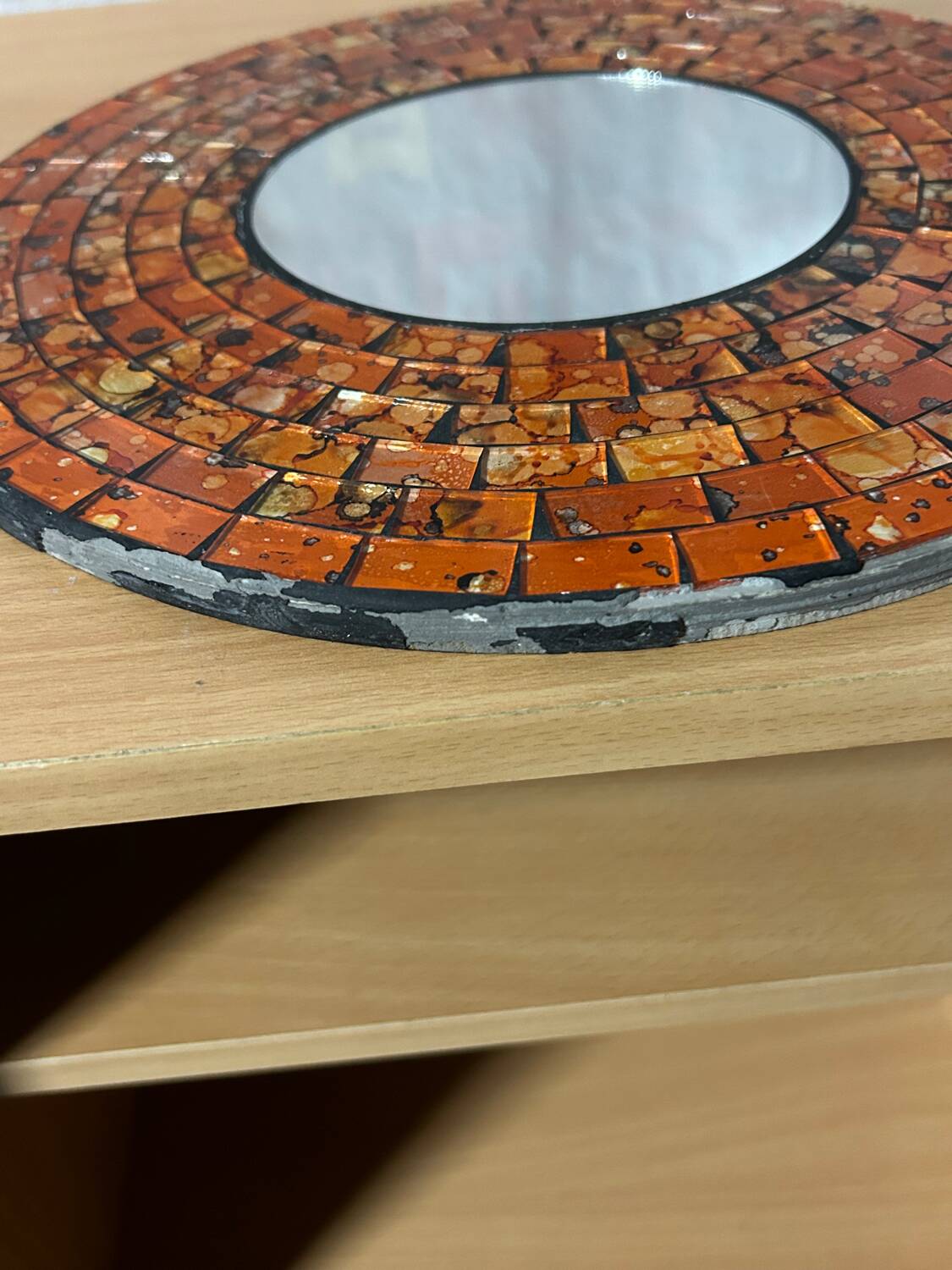 Vintage mosaic mirror