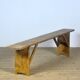 Rustic pine bench, circa 1960