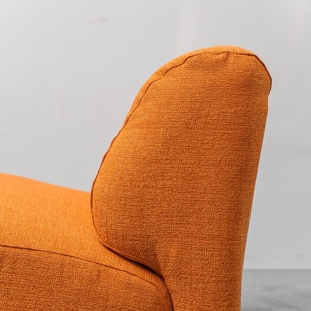 Modular 2-seater sofa in fabric, 1970s vintage modernism
