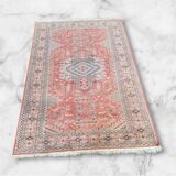 Handmade oriental wool rug. 1950