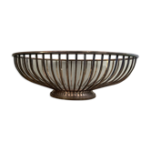 Silver metal basket
