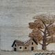 Large jute tapestry from the 70s.