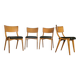 4 x Wooden Dining Benchairs 136 / Chairs by Stol Kamnik / 1960s / Slovenia