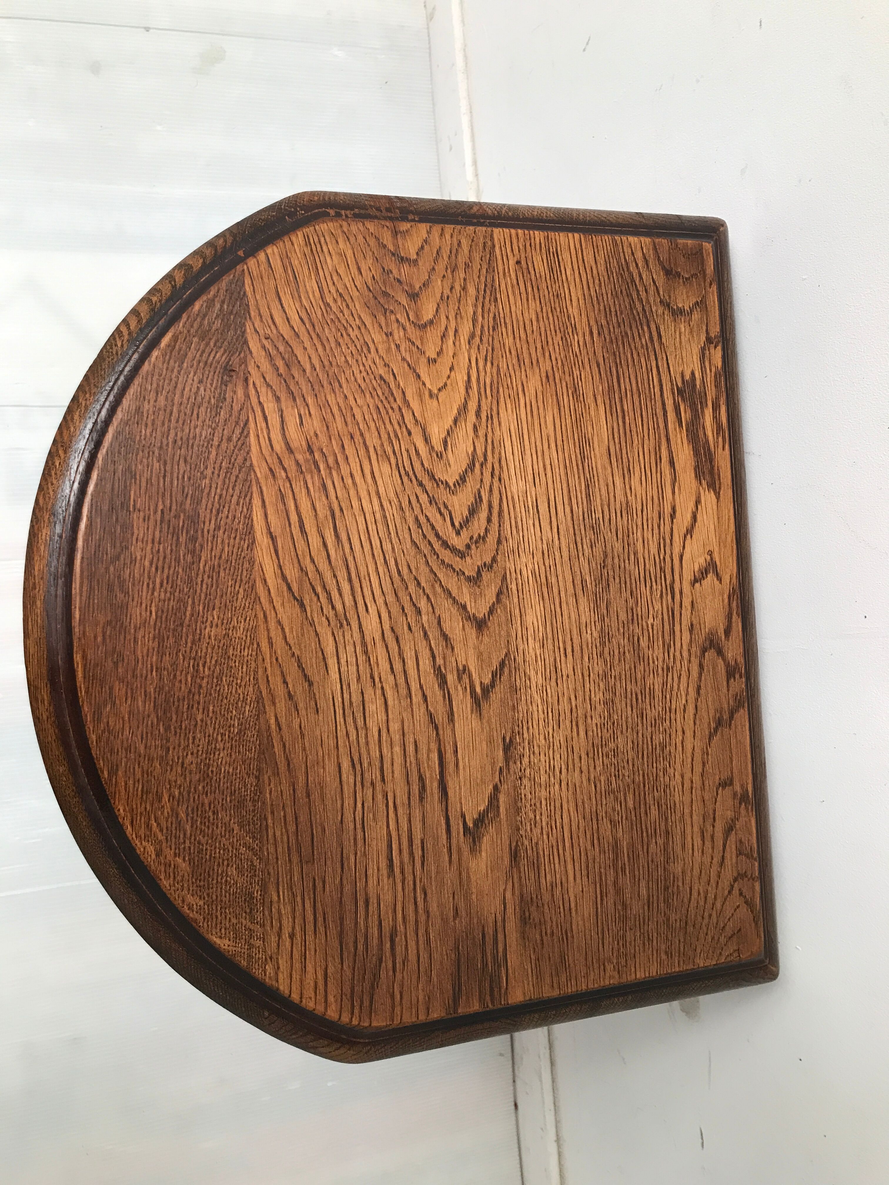vintage half moon farmhouse stool