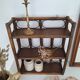 Vintage rattan shelf