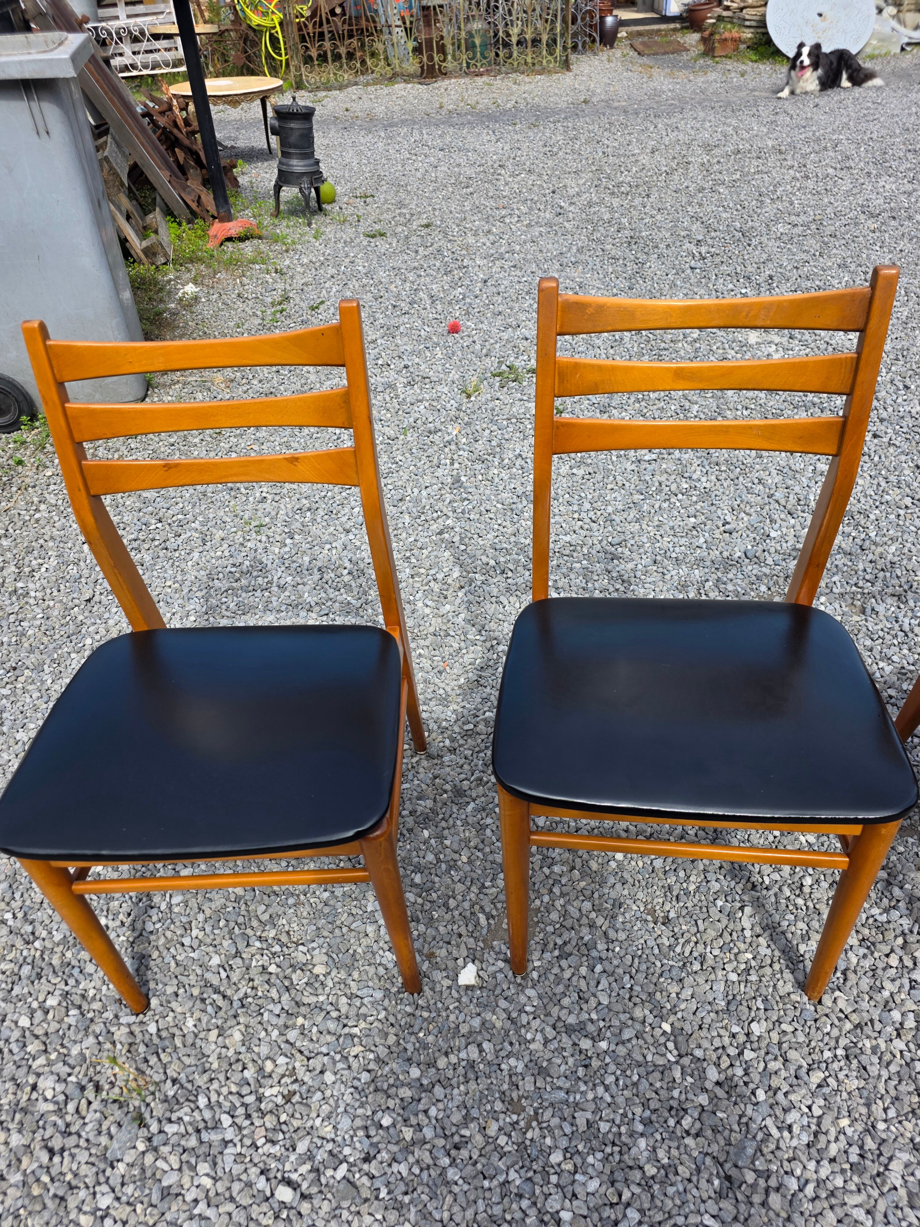 4 Scandinavian chairs from the 1960s