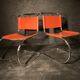 Pair model chair MR10 design Ludwig Mies Van Der Rohe
