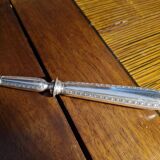 Old silver plated metal pie/cake server - Argental 2 hallmarks