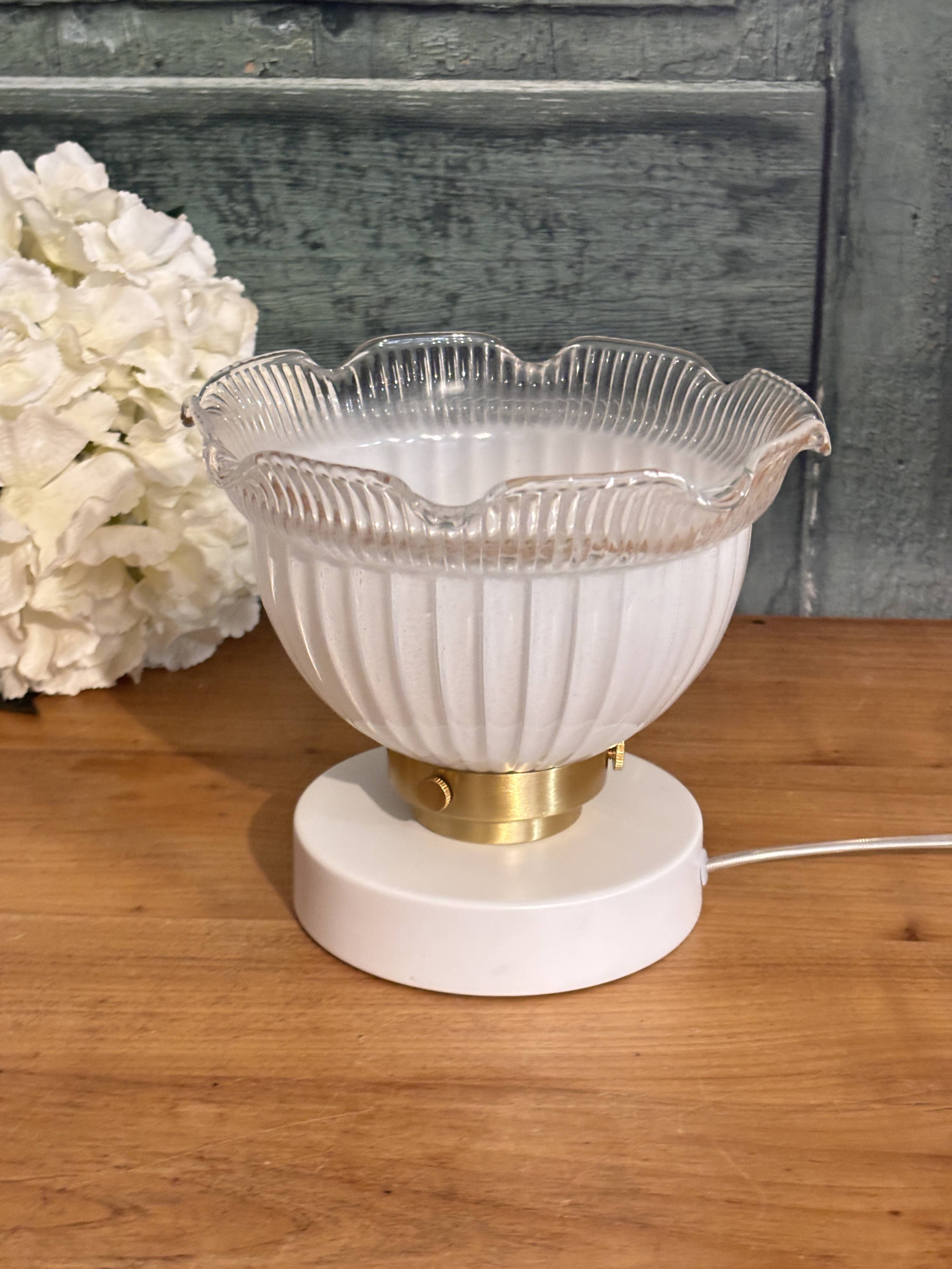 White table lamp