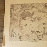Old map of the essonne