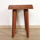 Tabouret en orme S01 design Pierre Chapo 1960