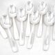 Christofle Atlas model, 10 dessert cutlery sets, 20 pieces, Art Deco, 17.8 cm