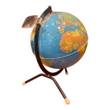 Tripod terrestrial globe 1970