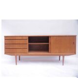 Vintage Scandinavian enfilade with a slanted façade.