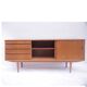 Vintage Scandinavian enfilade with a slanted façade.
