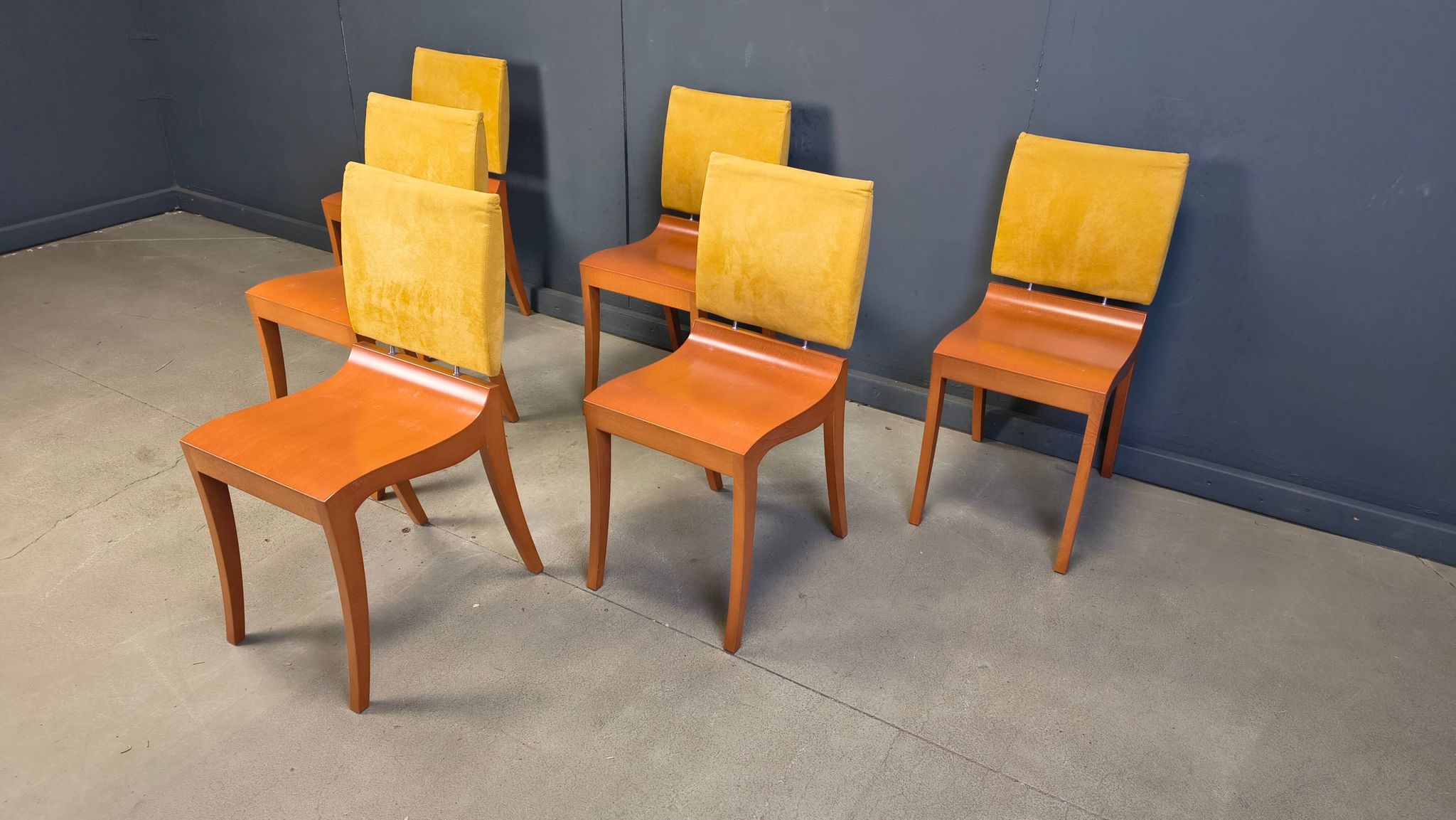 Set of 6 Finn dining chairs by Ligne Roset, 1990s