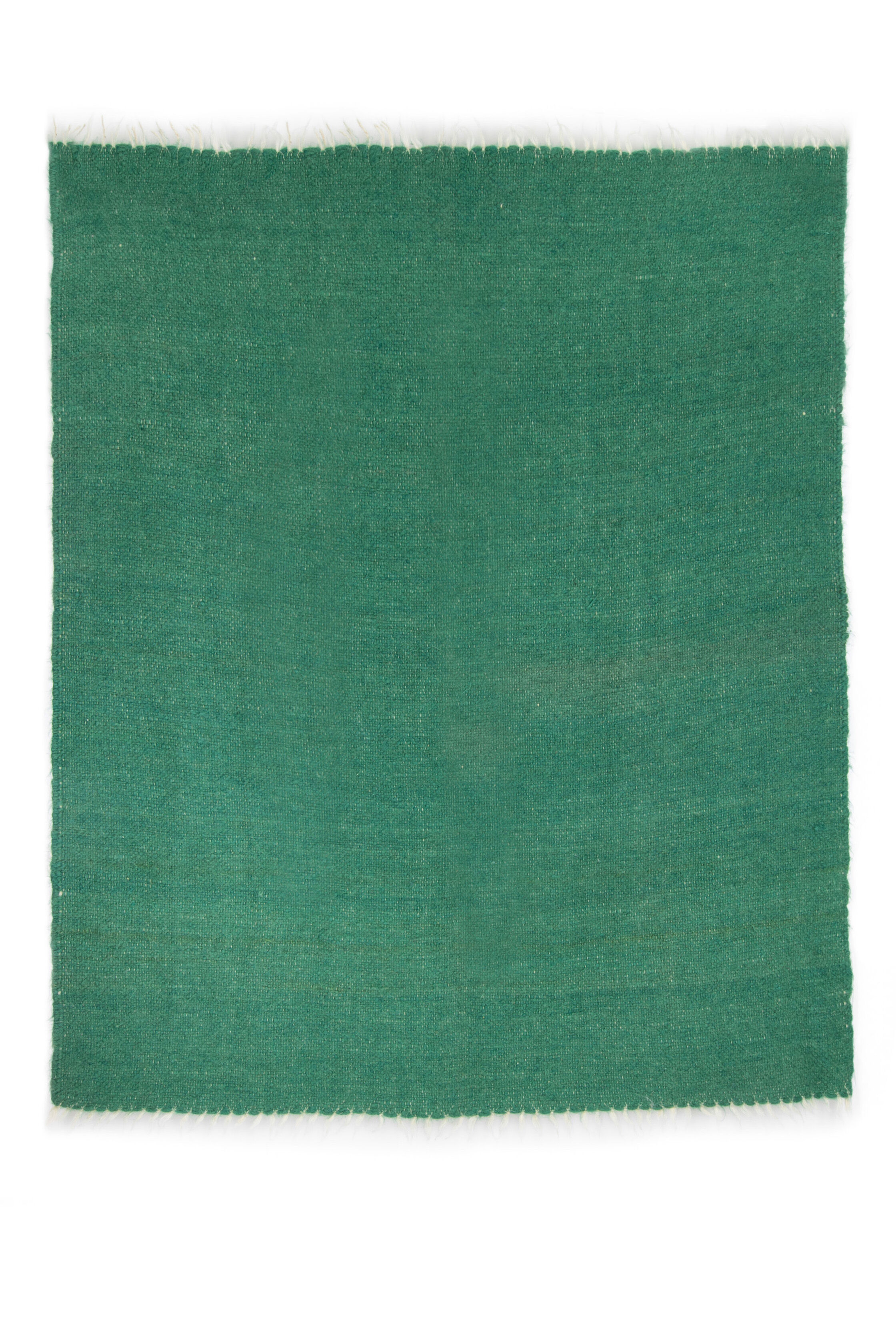 Green wool cover 226 x 200 cm