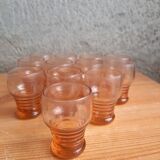 12 glasses art deco