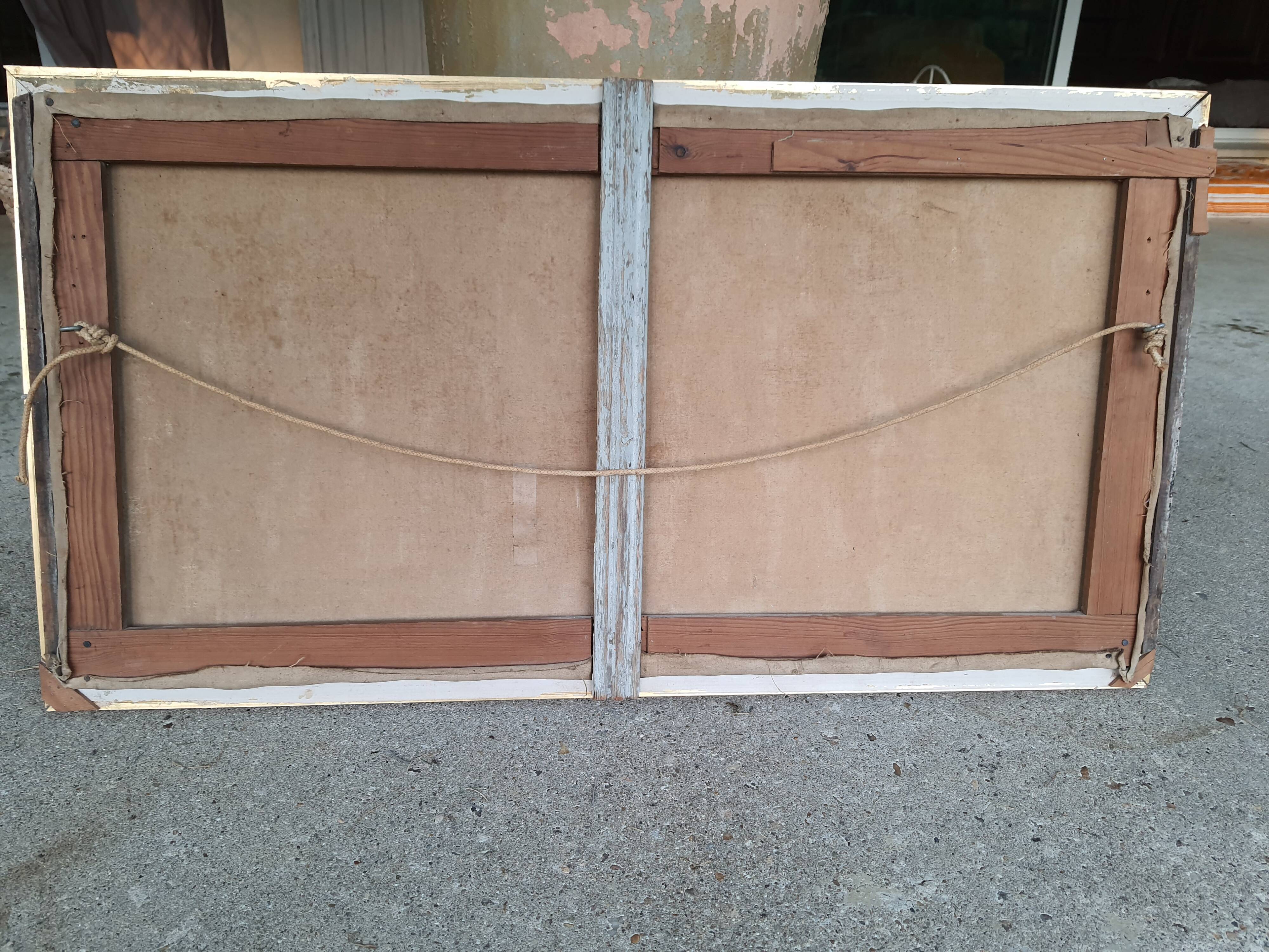 Ancient peonies painting