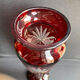 Baluster vase - cut blown crystal