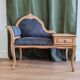 Antique telephone bench chair