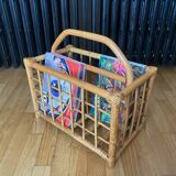 Bamboo magazine rack