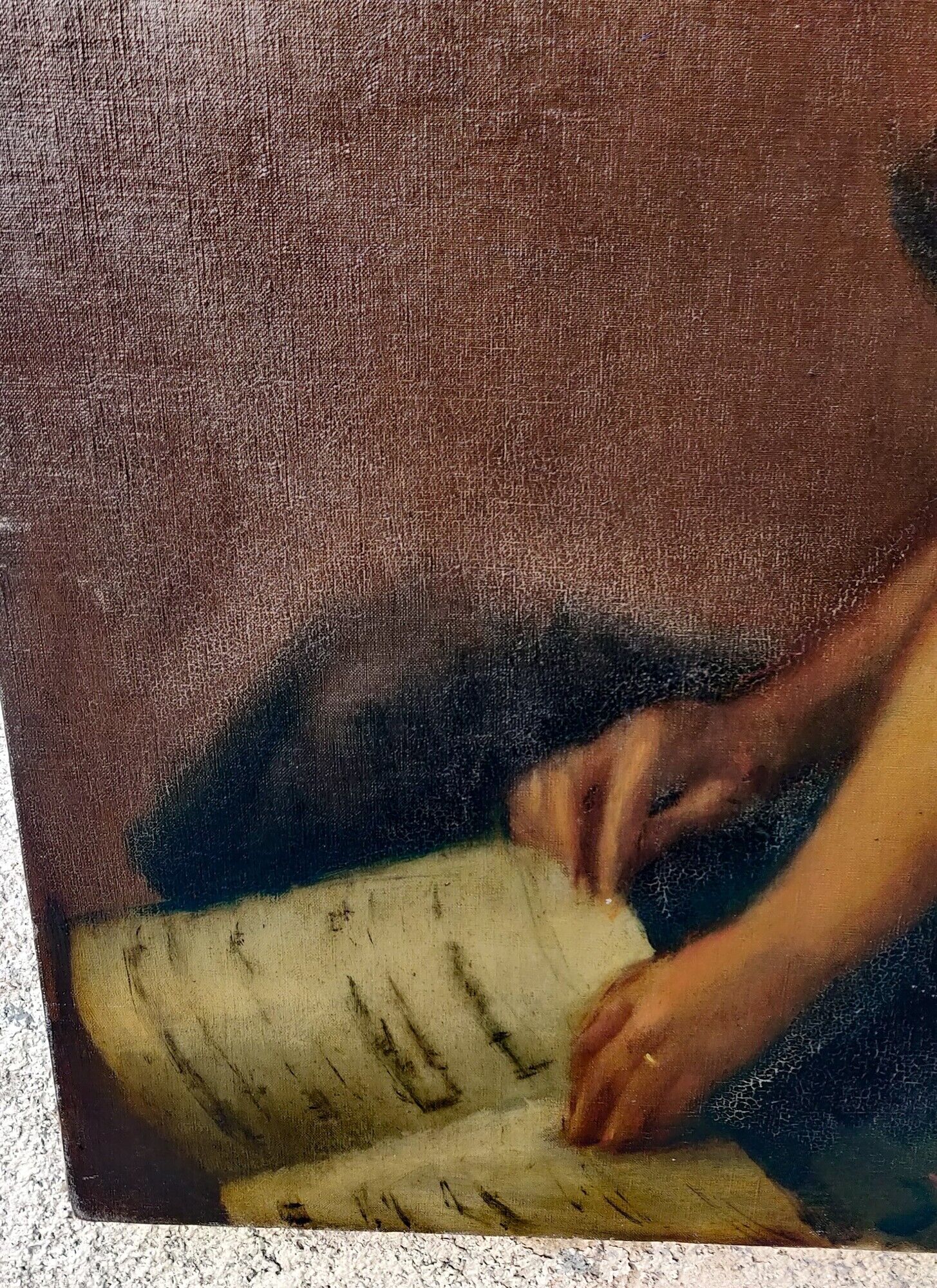 Oil portrait Federico Montanana