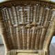 Children's chair in woven wicker