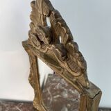 18th century mirror, Louis XVI period, gilded carved wood