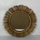 Large midcentury Spanish gold gilt wood sun or sunburst mirror, 1950s