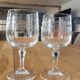 8 verres à pied en cristal d'Arques