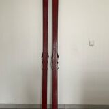 FORMER WOODEN SKI PAIR