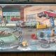 Affiche pédagogique ancienne "le garage"