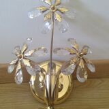 Flower wall lamp pampilles