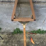 Tunmer special wooden tennis racket, vintage and collector wooden frame screen protector
