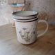 Vintage tea or herbal tea cup