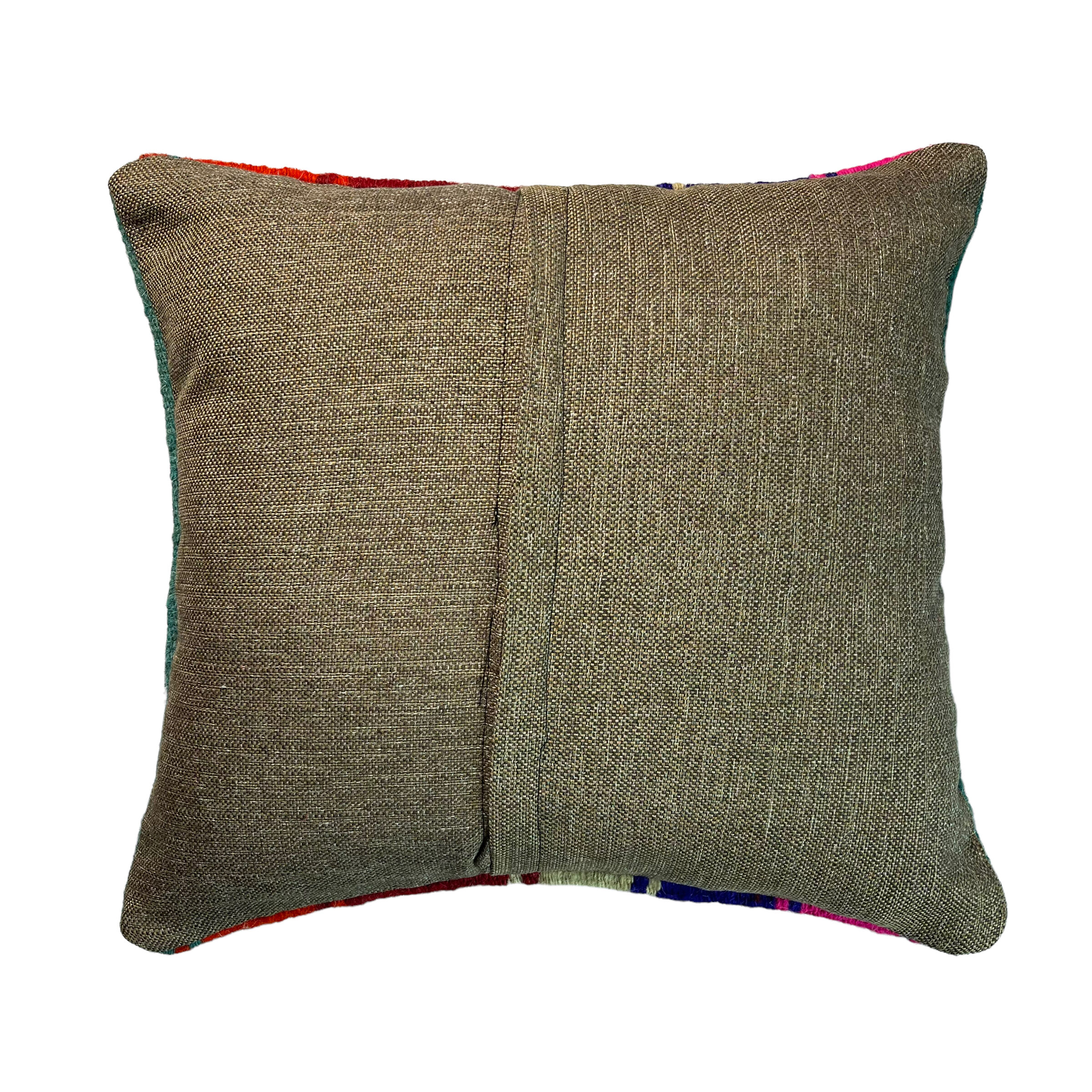 Vintage turkish kilim cushion cover 40 x 40 cm