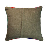 Vintage turkish kilim cushion cover 40 x 40 cm