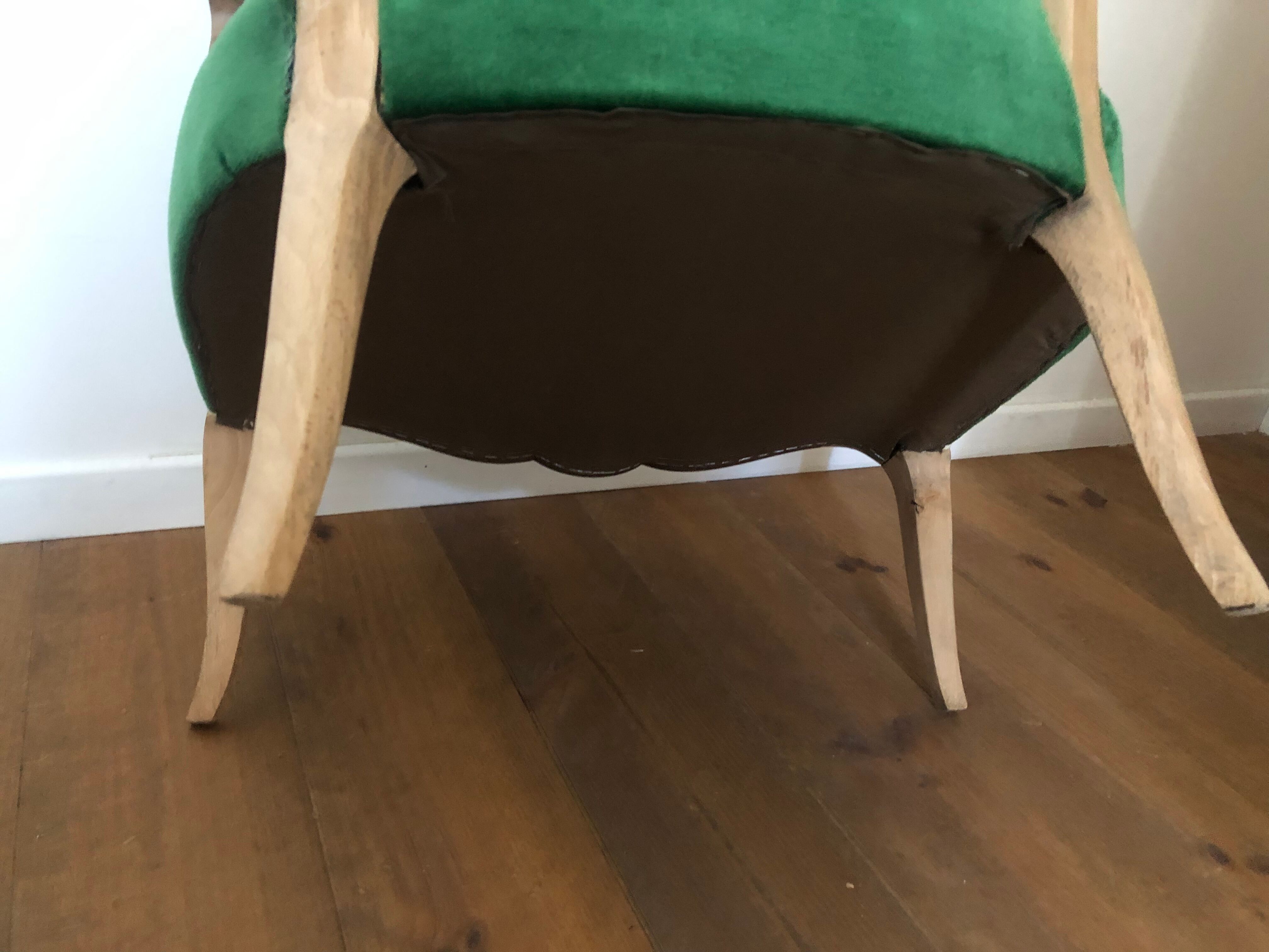 Louis XV style convertible armchair
