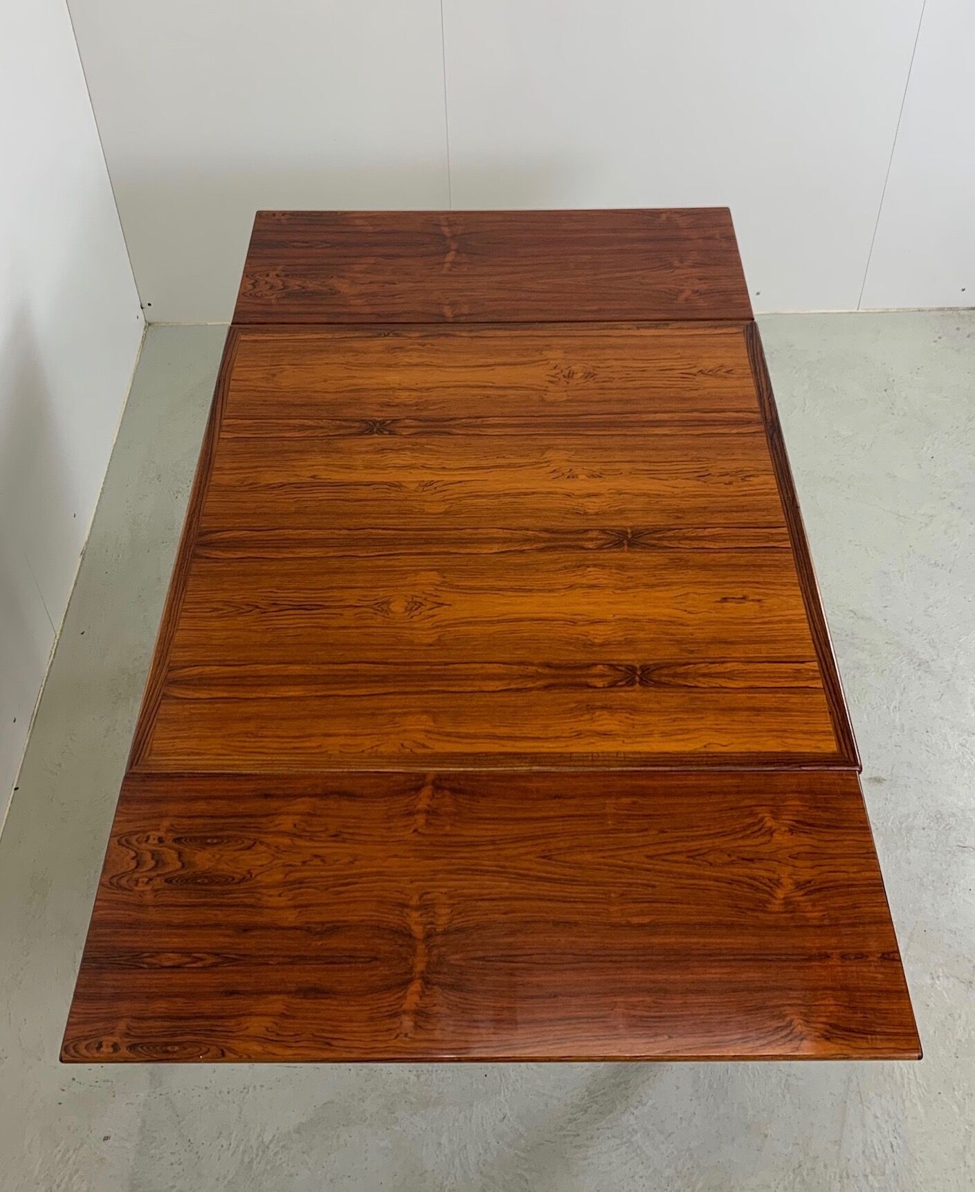 Square dining table in palisander by Lübke, 1960
