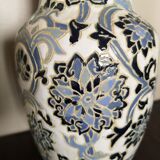 Glazed ceramic baluster vase - Late 19th century