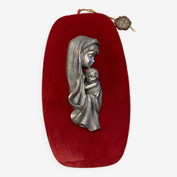 Pewter Madonna and Child