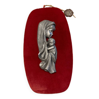 Pewter Madonna and Child