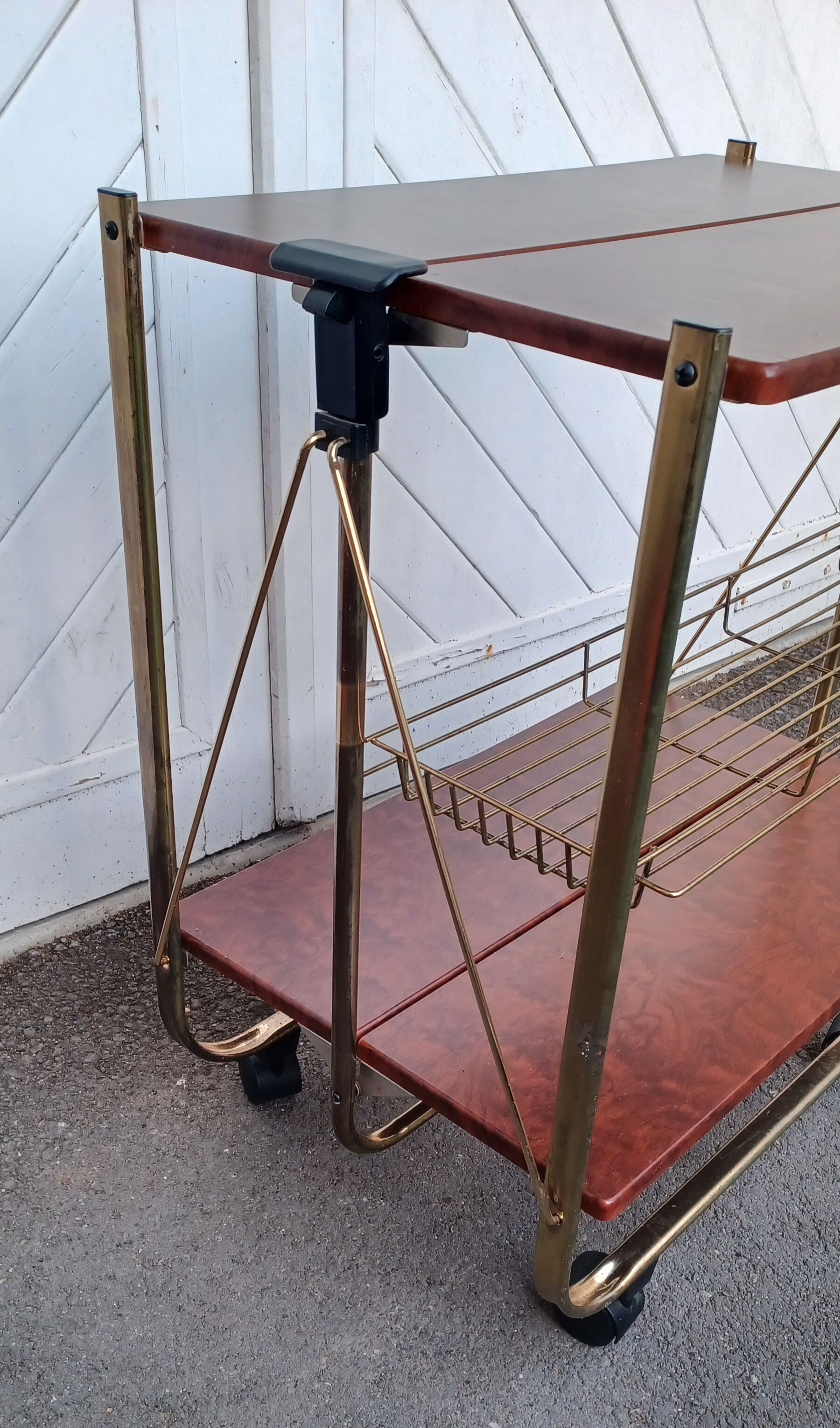 Vintage folding dessert table with 2 tiers
