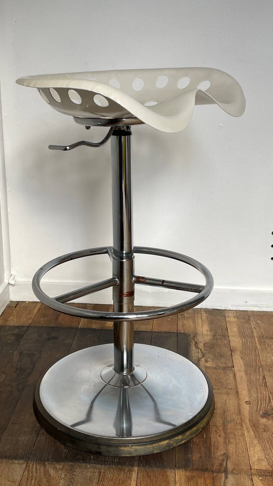 Mirima high stool vintage tractor seat