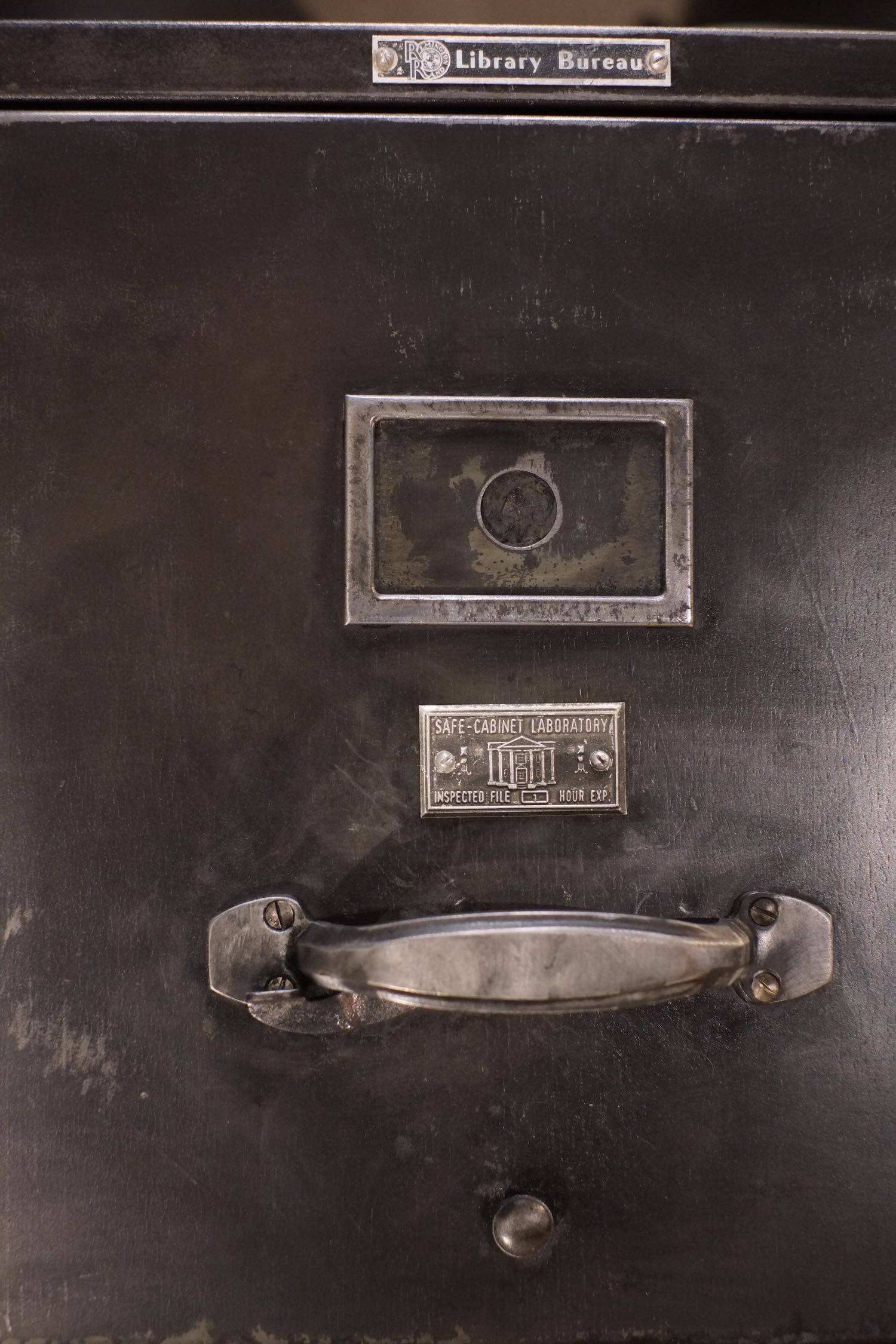 American filing cabinet safe from the White House, World War II.