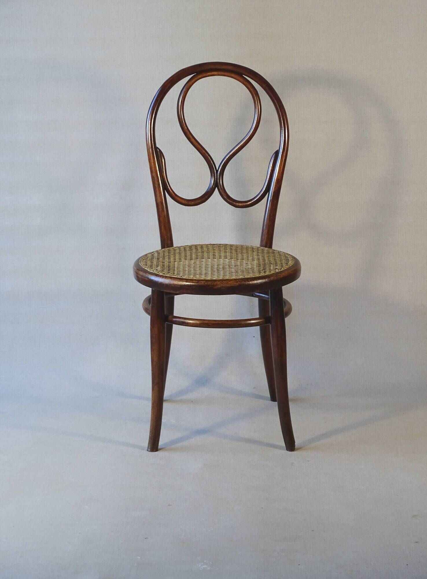 Thonet bistro chair N°20 ca 1868 new canework - rare model from this period -