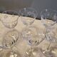 7 antique white wine/port glasses in crystal in excellent condition.