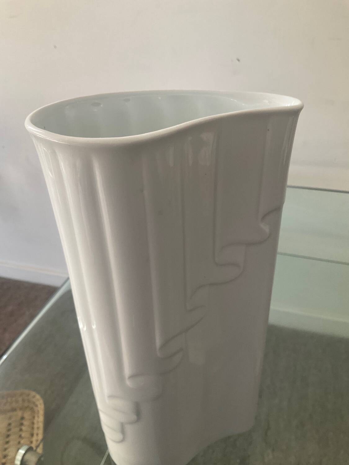 Vintage KPM West Germany porcelain vase from the 70s