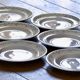 Antique Longwy "Violetta" hand-painted dinner plates